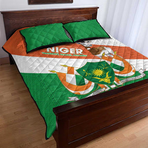 Afro Niger Quilt Bed Set Dama Gazelle African Pattern - Republic Day