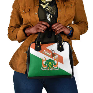 Afro Niger Shoulder Handbag Dama Gazelle African Pattern - Republic Day