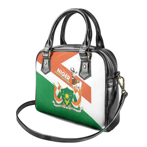 Afro Niger Shoulder Handbag Dama Gazelle African Pattern - Republic Day