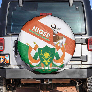 Afro Niger Spare Tire Cover Dama Gazelle African Pattern - Republic Day