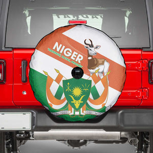 Afro Niger Spare Tire Cover Dama Gazelle African Pattern - Republic Day