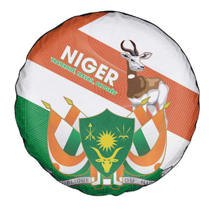 Afro Niger Spare Tire Cover Dama Gazelle African Pattern - Republic Day