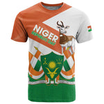 Afro Niger T shirt Dama Gazelle African Pattern - Republic Day