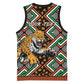 Personalized Afro Niger Basketball Jersey Leopard Ankara African Pattern LT14