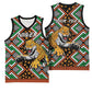 Personalized Afro Niger Basketball Jersey Leopard Ankara African Pattern LT14