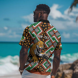 Personalized Afro Niger Hawaiian Shirt Leopard Ankara African Pattern