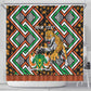 Personalized Afro Niger Shower Curtain Leopard Ankara African Pattern