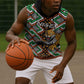 Personalized Afro Niger Sleeveless Hoodie Leopard Ankara African Pattern - African Pride