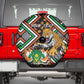 Personalized Afro Niger Spare Tire Cover Leopard Ankara African Pattern