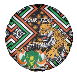 Personalized Afro Niger Spare Tire Cover Leopard Ankara African Pattern