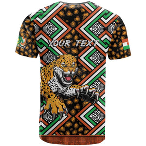 Personalized Afro Niger T shirt Leopard Ankara African Pattern