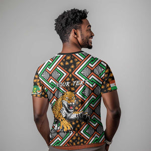 Personalized Afro Niger T shirt Leopard Ankara African Pattern