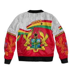 Ghana Independence Day Bomber Jacket Gana Map Happy 67 Years Anniversary