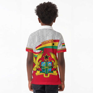 Ghana Independence Day Kid Polo Shirt Gana Map Happy 67 Years Anniversary