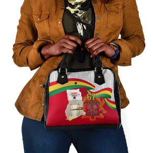 Ghana Independence Day Shoulder Handbag Gana Map Happy 67 Years Anniversary