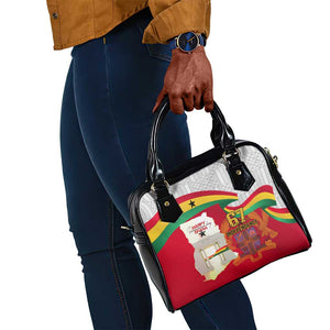 Ghana Independence Day Shoulder Handbag Gana Map Happy 67 Years Anniversary