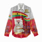 Ghana Independence Day Women Casual Shirt Gana Map Happy 67 Years Anniversary LT14