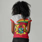 Ghana Independence Day Women V-Neck T-Shirt Gana Map Happy 67 Years Anniversary