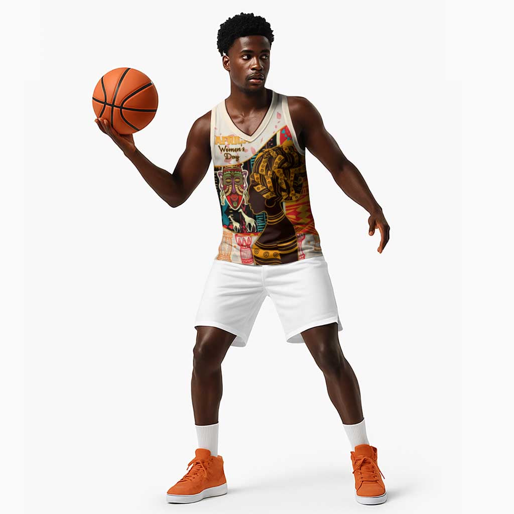 Africa International Women Day Basketball Jersey African Pattern LT14