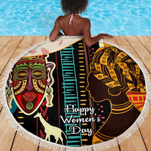 Africa International Women Day Beach Blanket African Pattern