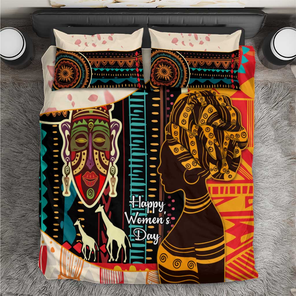 Africa International Women Day Bedding Set African Pattern