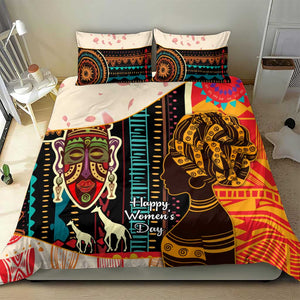 Africa International Women Day Bedding Set African Pattern