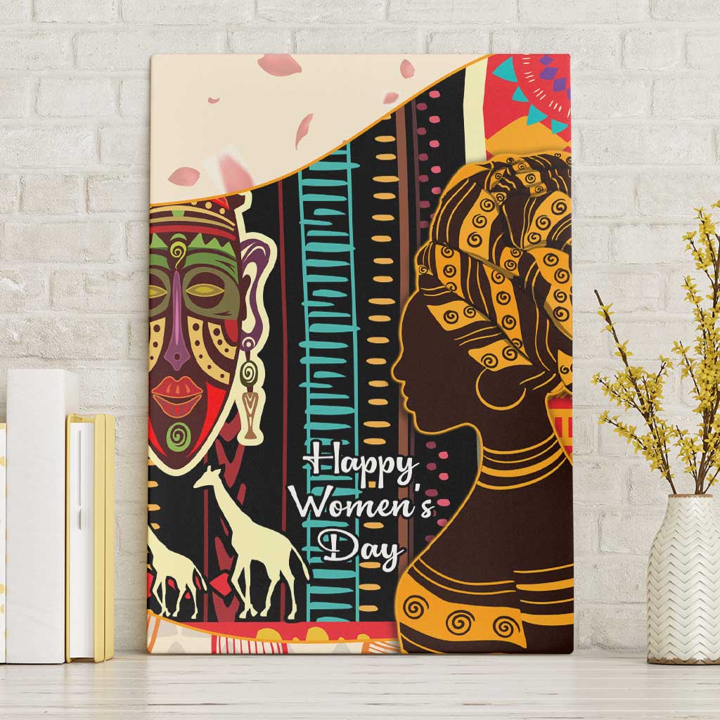 Africa International Women Day Canvas Wall Art African Pattern