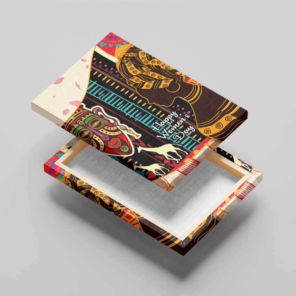 Africa International Women Day Canvas Wall Art African Pattern