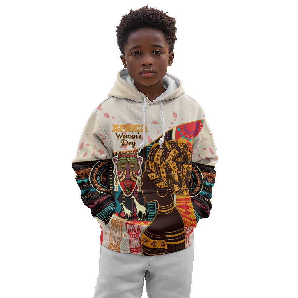 Africa International Women Day Kid Hoodie African Pattern