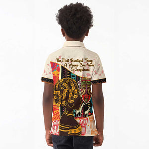 Africa International Women Day Kid Polo Shirt African Pattern