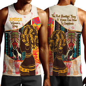 Africa International Women Day Men Tank Top African Pattern