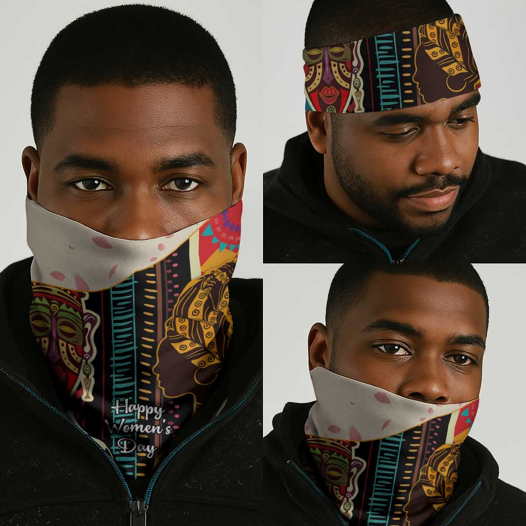 Africa International Women Day Neck Gaiter African Pattern LT14