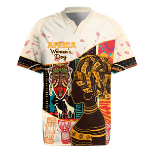 Africa International Women Day Rugby Jersey African Pattern