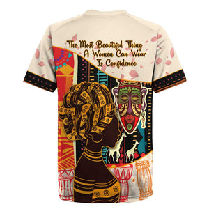 Africa International Women Day Rugby Jersey African Pattern