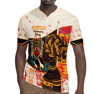 Africa International Women Day Rugby Jersey African Pattern