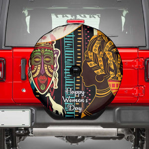 Africa International Women Day Spare Tire Cover African Pattern