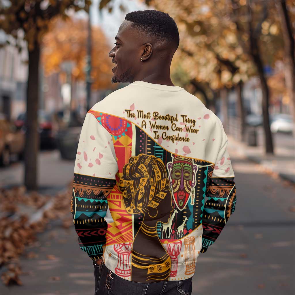 Africa International Women Day Sweatshirt African Pattern