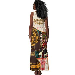 Africa International Women Day Tank Maxi Dress African Pattern