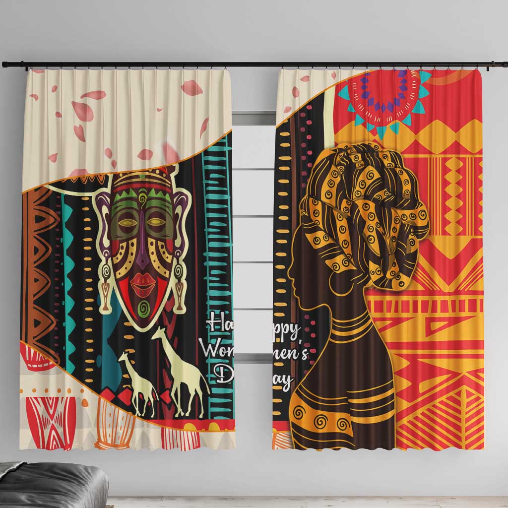 Africa International Women Day Window Curtain African Pattern