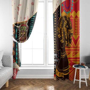 Africa International Women Day Window Curtain African Pattern