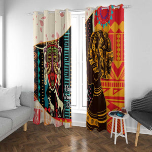 Africa International Women Day Window Curtain African Pattern