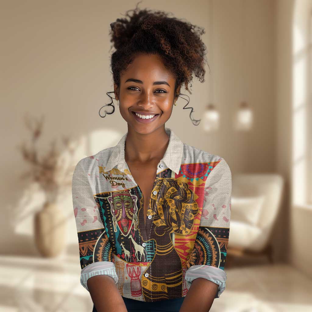 Africa International Women Day Women Casual Shirt African Pattern