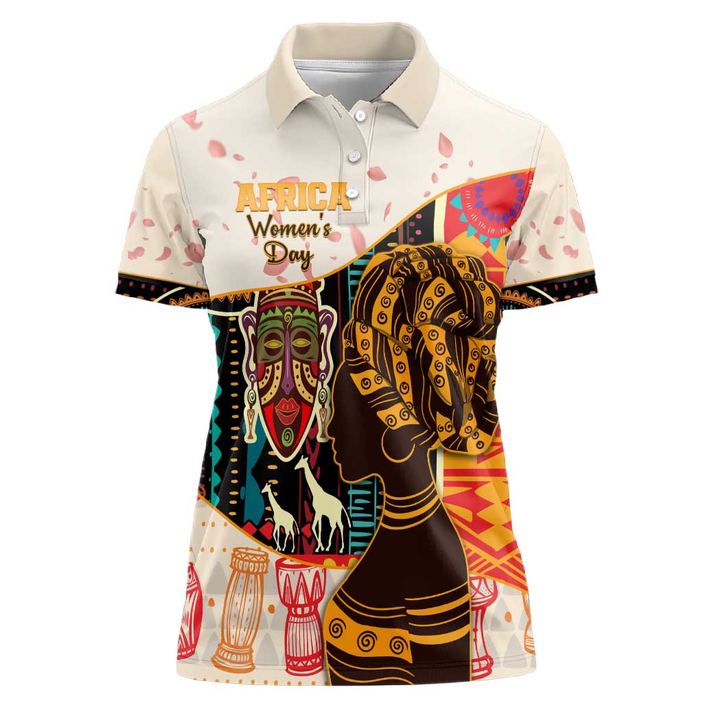 Africa International Women Day Women Polo Shirt African Pattern