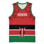 Custom Kenya Football Basketball Jersey Go Harambee Stars African Pattern LT14
