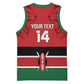 Custom Kenya Football Basketball Jersey Go Harambee Stars African Pattern LT14