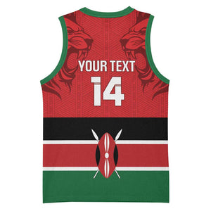 Custom Kenya Football Basketball Jersey Go Harambee Stars African Pattern LT14