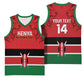 Custom Kenya Football Basketball Jersey Go Harambee Stars African Pattern LT14