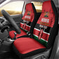 Custom Kenya Football Car Seat Cover Go Harambee Stars African Pattern