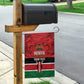 Custom Kenya Football Garden Flag Go Harambee Stars African Pattern