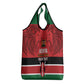 Custom Kenya Football Grocery Bag Go Harambee Stars African Pattern